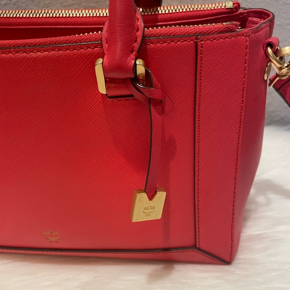 MCM Shoulder Crossbody Leather Bag